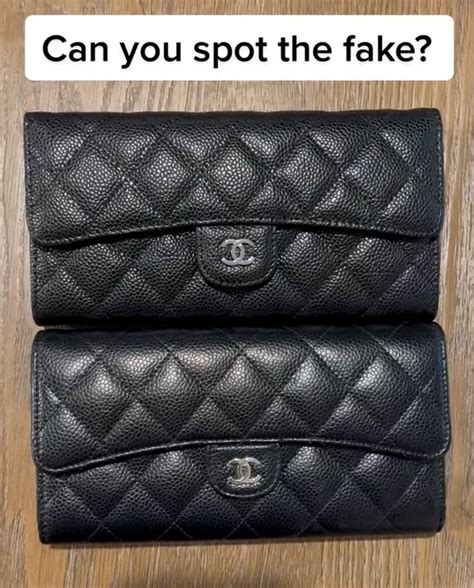 chanel fake echt|14 Ways to Spot a Fake Chanel Bag .